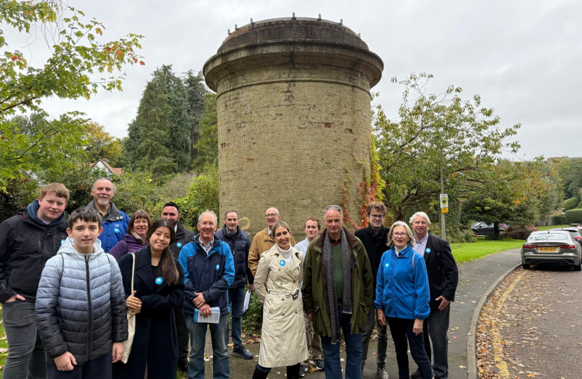 Campaigning session in Sevenoaks