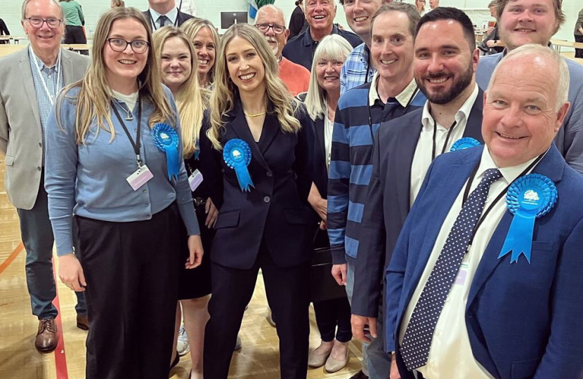 Re-elected MP for Sevenoaks and Swanley 